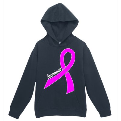 Breast Cancer Survivor Urban Pullover Hoodie