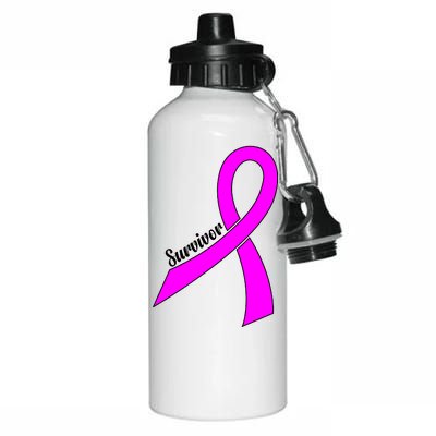 Breast Cancer Survivor Aluminum Water Bottle