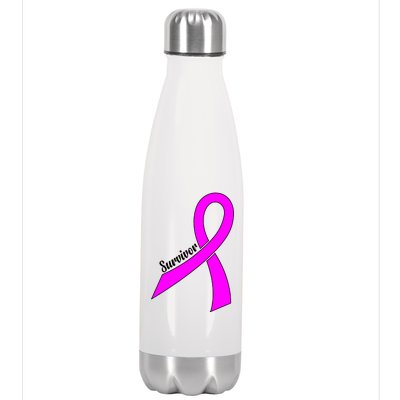 Breast Cancer Survivor Stainless Steel Insulated Water Bottle