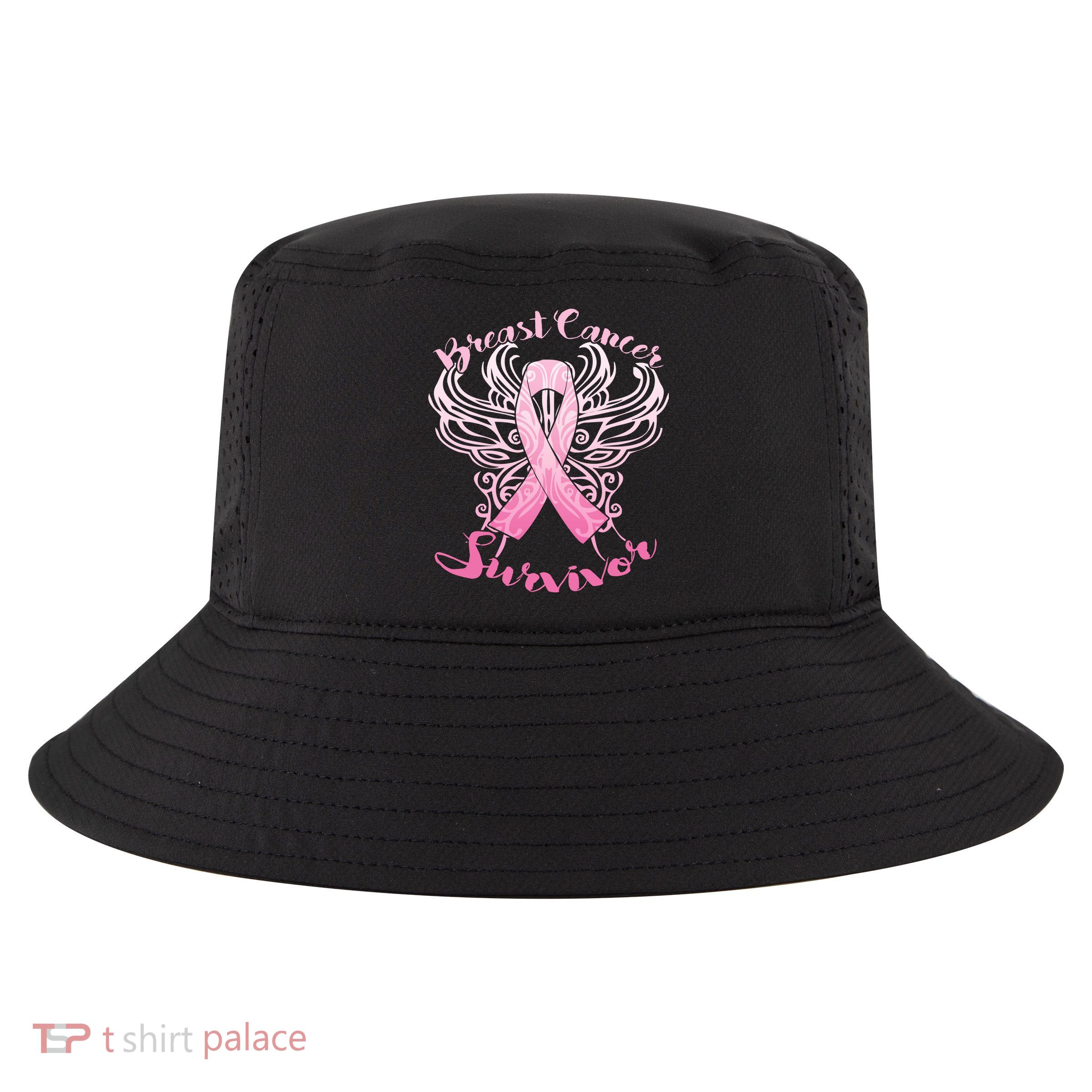 Breast Cancer Survivor Awareness Cool Comfort Performance Bucket Hat