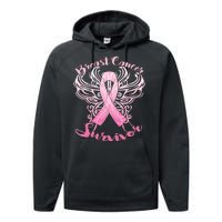 Breast Cancer Survivor Awareness Performance Fleece Hoodie