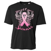 Breast Cancer Survivor Awareness Cooling Performance Crew T-Shirt