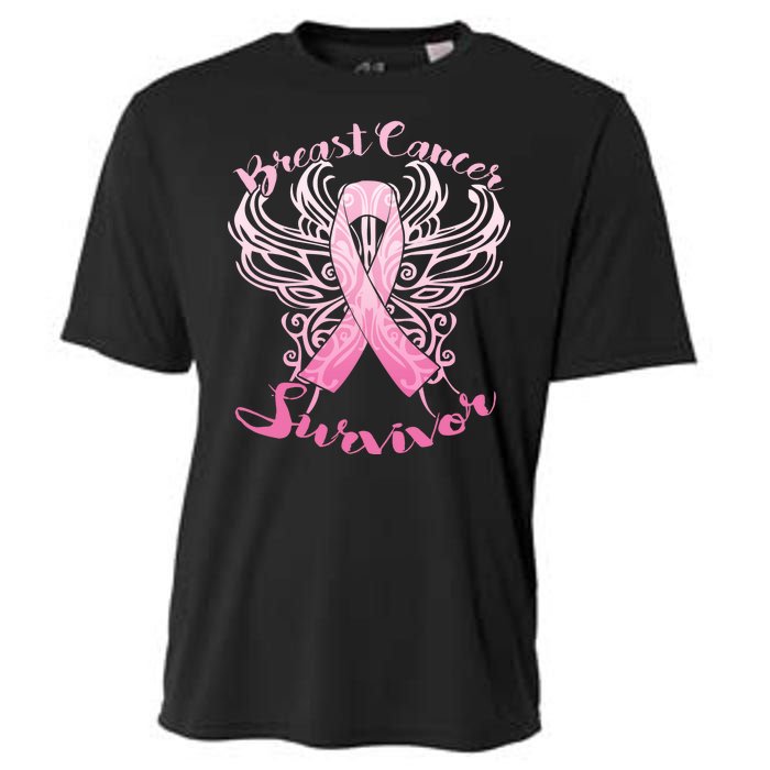 Breast Cancer Survivor Awareness Cooling Performance Crew T-Shirt