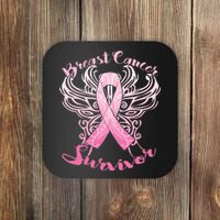 Breast Cancer Survivor Awareness Coaster