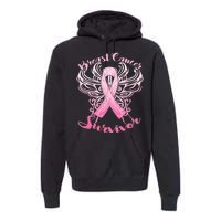 Breast Cancer Survivor Awareness Premium Hoodie