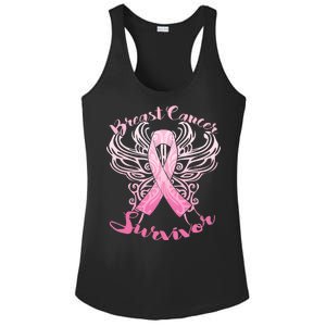 Breast Cancer Survivor Awareness Ladies PosiCharge Competitor Racerback Tank