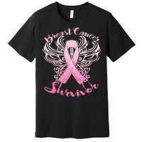 Breast Cancer Survivor Awareness Premium T-Shirt