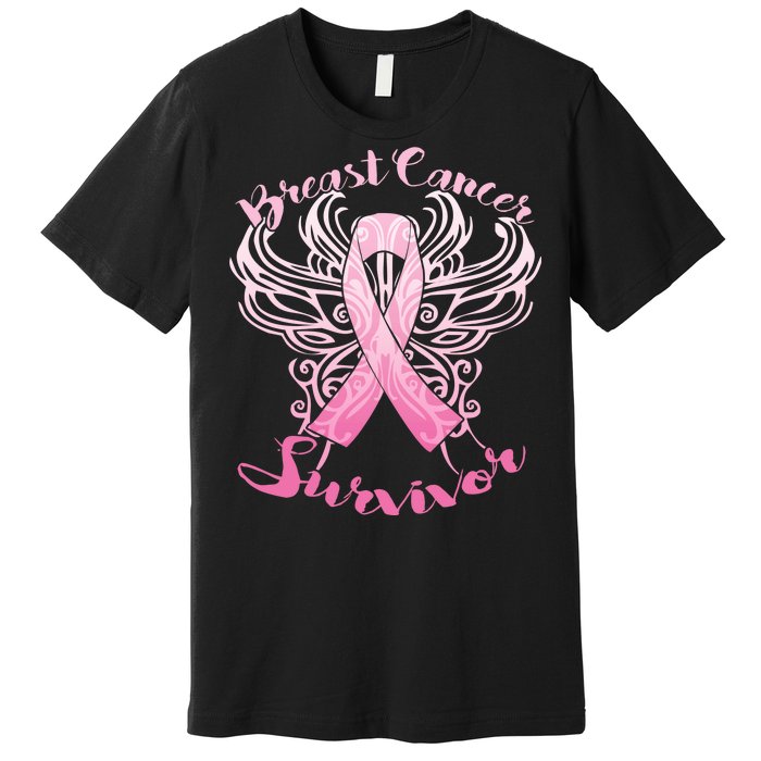 Breast Cancer Survivor Awareness Premium T-Shirt