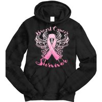 Breast Cancer Survivor Awareness Tie Dye Hoodie