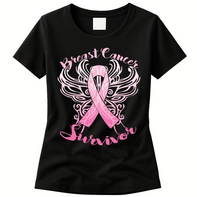Breast Cancer Survivor Awareness Womens T-Shirt