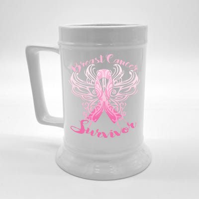 Breast Cancer Survivor Awareness Beer Stein