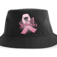 Breast Cancer Survivor Butterfly Sustainable Bucket Hat