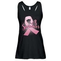 Breast Cancer Survivor Butterfly Ladies Essential Flowy Tank