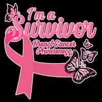 Breast Cancer Survivor Fighter Warrior Butterflies Flatbill Hat