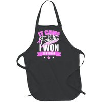 Breast Cancer Survivor It Came We Fought I Won Full-Length Apron With Pockets