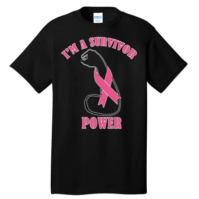 Breast Cancer Survivor Power Tall T-Shirt