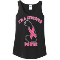 Breast Cancer Survivor Power Ladies Essential Tank