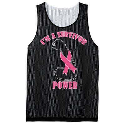 Breast Cancer Survivor Power Mesh Reversible Basketball Jersey Tank