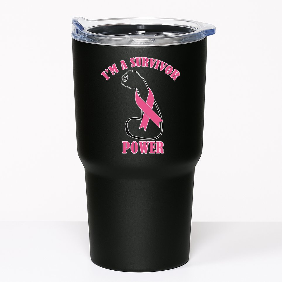 Breast Cancer Survivor Power Tumbler
