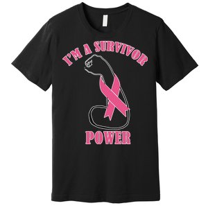 Breast Cancer Survivor Power Premium T-Shirt