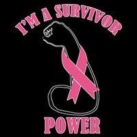 Breast Cancer Survivor Power Baby Bodysuit