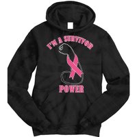 Breast Cancer Survivor Power Tie Dye Hoodie