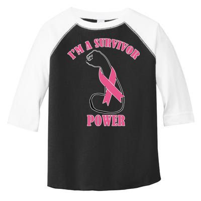 Breast Cancer Survivor Power Toddler Fine Jersey T-Shirt