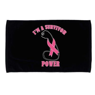 Breast Cancer Survivor Power Microfiber Hand Towel