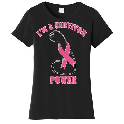 Breast Cancer Survivor Power Women's T-Shirt