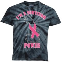 Breast Cancer Survivor Power Kids Tie-Dye T-Shirt