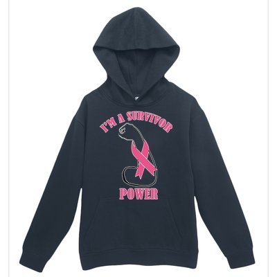 Breast Cancer Survivor Power Urban Pullover Hoodie