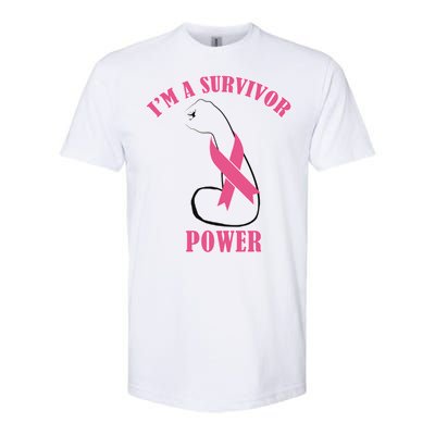 Breast Cancer Survivor Power Softstyle CVC T-Shirt