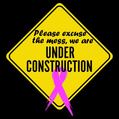Breast Cancer Under Construction Sign T-Shirt