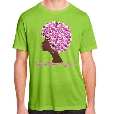 Breast Cancer Warrior Flower Afro Adult ChromaSoft Performance T-Shirt