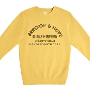 Breekon And Hope Deliveries Nottingham Premium Crewneck Sweatshirt