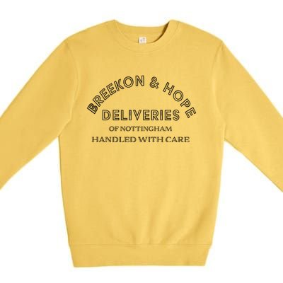 Breekon And Hope Deliveries Nottingham Premium Crewneck Sweatshirt