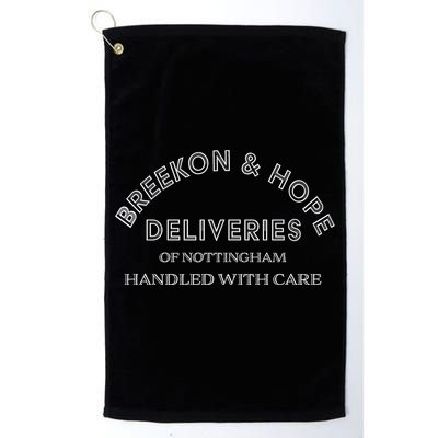 Breekon And Hope Deliveries Nottingham Platinum Collection Golf Towel