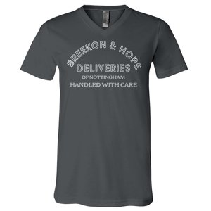 Breekon And Hope Deliveries Nottingham V-Neck T-Shirt