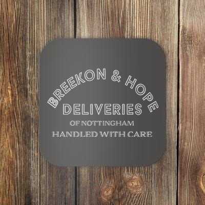 Breekon And Hope Deliveries Nottingham Coaster