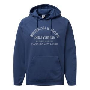 Breekon And Hope Deliveries Nottingham Performance Fleece Hoodie