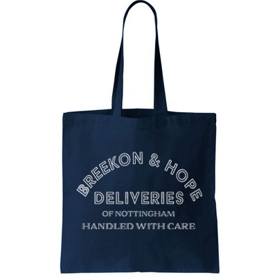 Breekon And Hope Deliveries Nottingham Tote Bag