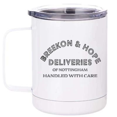 Breekon And Hope Deliveries Nottingham 12 oz Stainless Steel Tumbler Cup