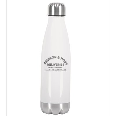 Breekon And Hope Deliveries Nottingham Stainless Steel Insulated Water Bottle