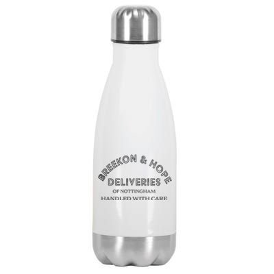 Breekon And Hope Deliveries Nottingham Stainless Steel Insulated Water Bottle