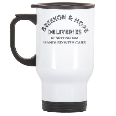 Breekon And Hope Deliveries Nottingham Stainless Steel Travel Mug