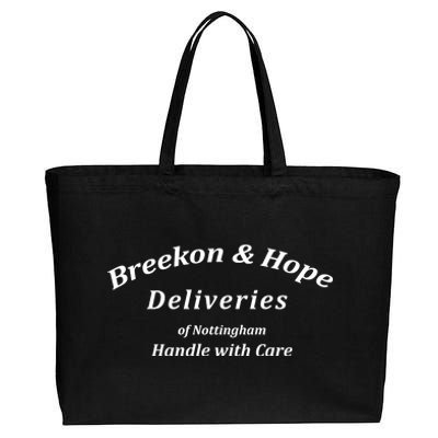 Breekon And Hope Deliveries Of Nottingham Cotton Canvas Jumbo Tote