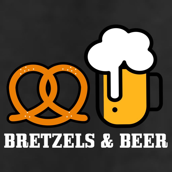 Bretzels And Beer Funny Oktoberfest 7 Panel Mesh Trucker Snapback Hat