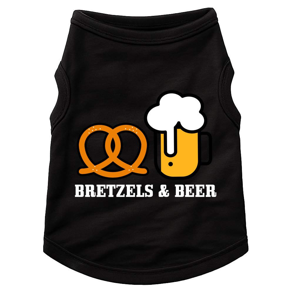 Bretzels And Beer Funny Oktoberfest Doggie Tank