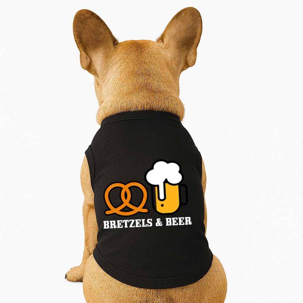 Bretzels And Beer Funny Oktoberfest Doggie Tank