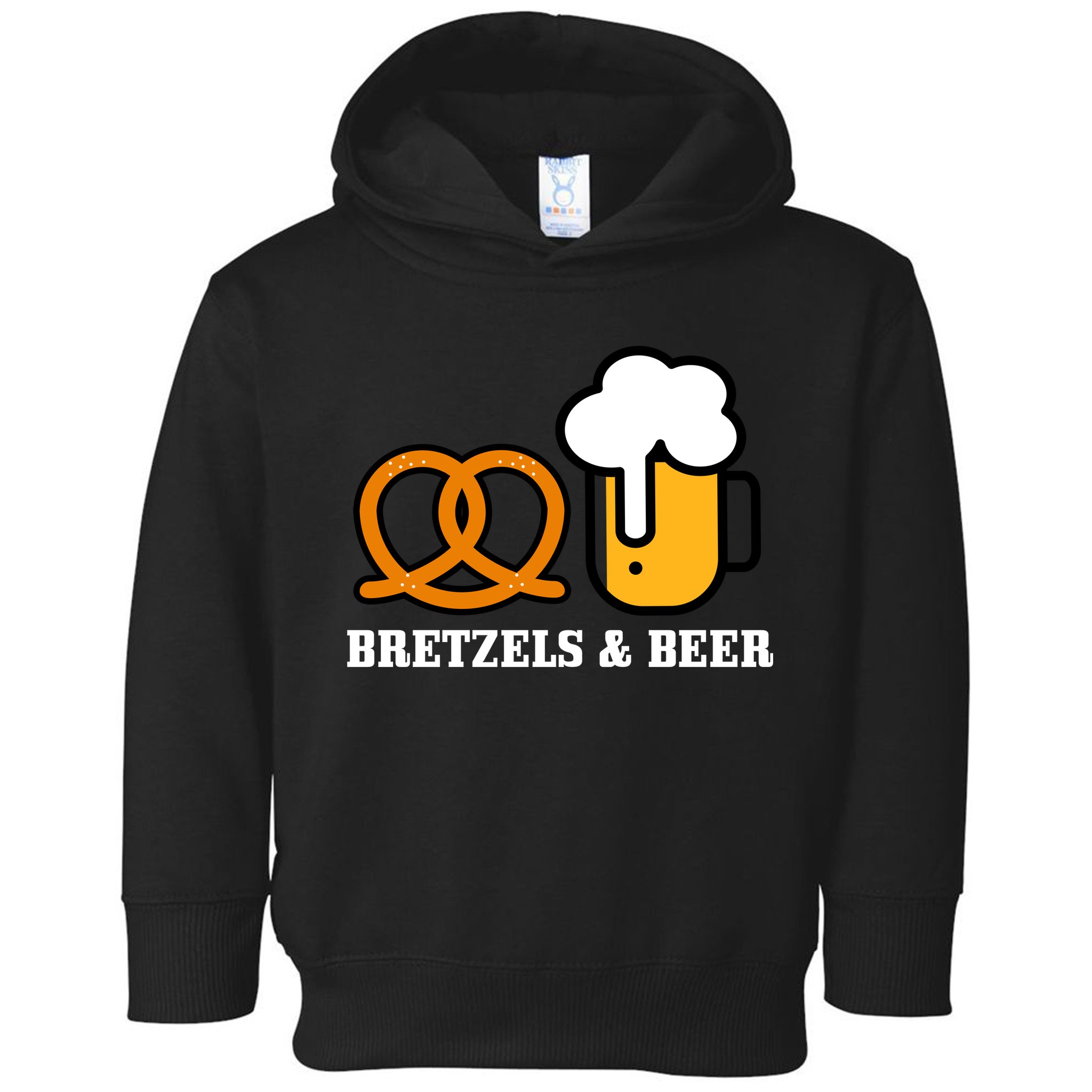 Bretzels And Beer Funny Oktoberfest Toddler Hoodie
